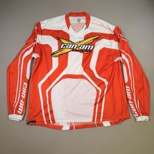 Can-Am Long sleeve Shirt 3D Racing Size XL Printed 3D New Red White Logos